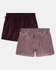 2-Pack Striped Boxers NR/PC