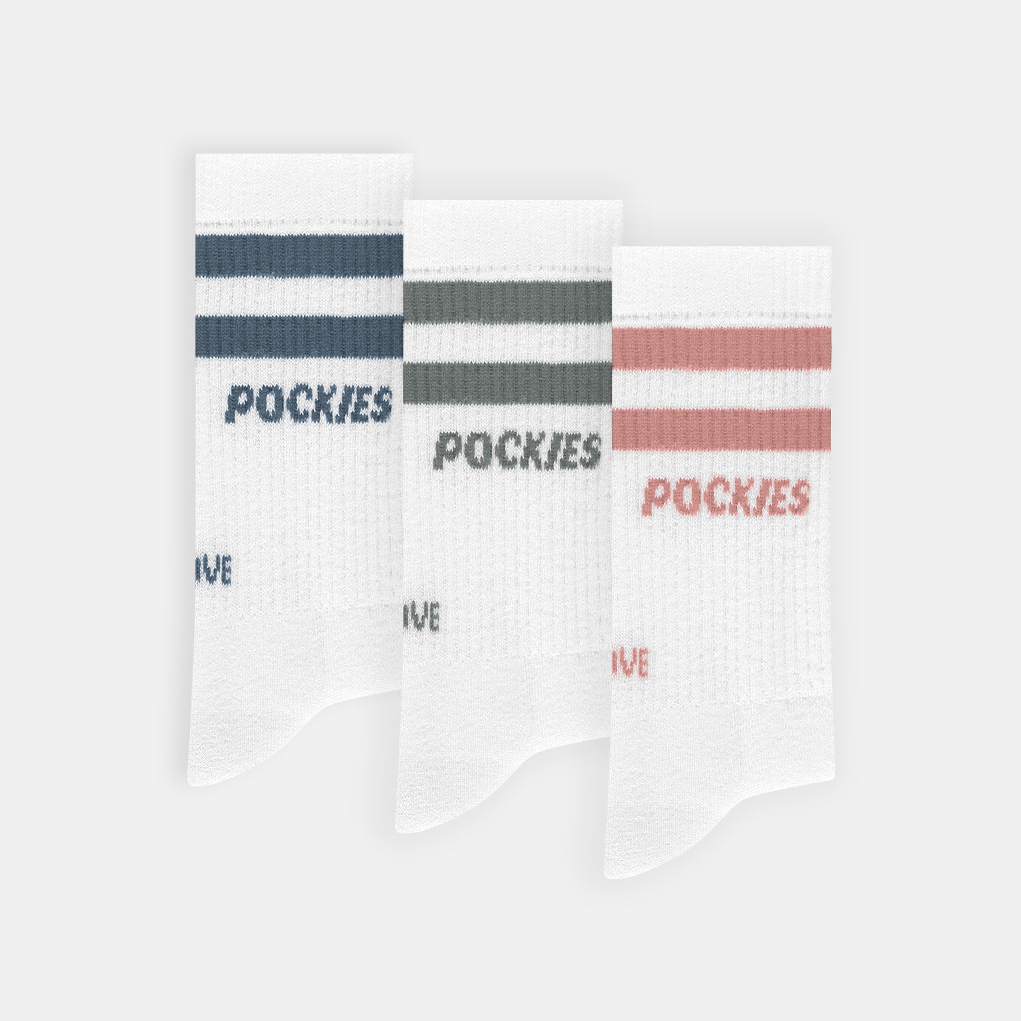 3-Pack Striped L.A. Socks