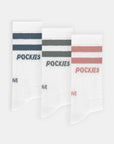3-Pack Striped L.A. Socks