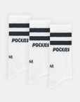 3-Pack Navy Striped L.A. Socks