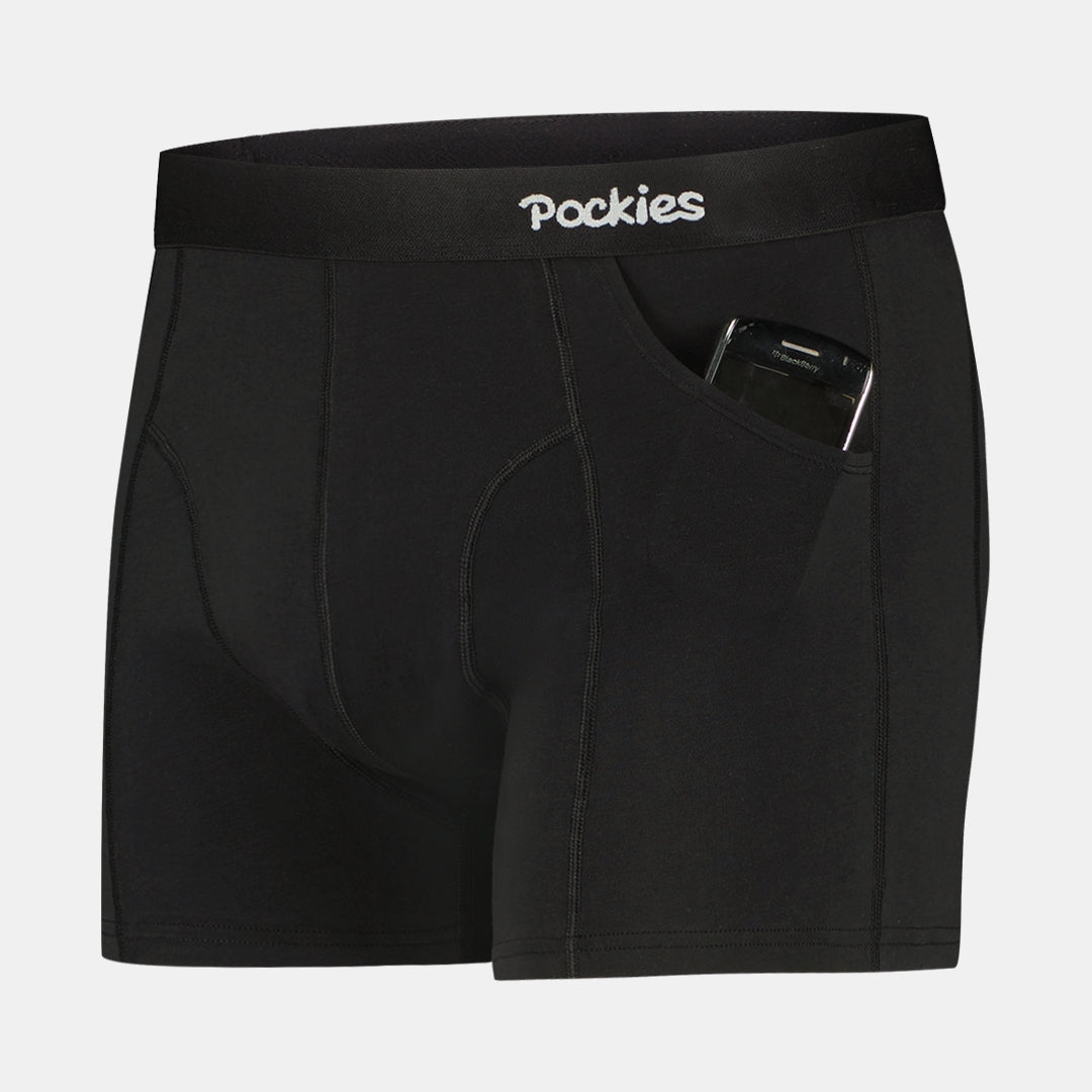 Black Boxer Briefs (2-pockets)