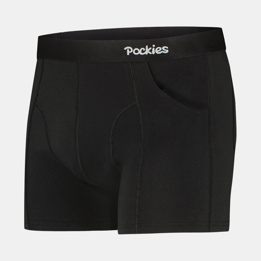 Black Boxer Briefs (2-pockets)