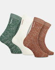3-Pack Chunky Socks G/OW/TC