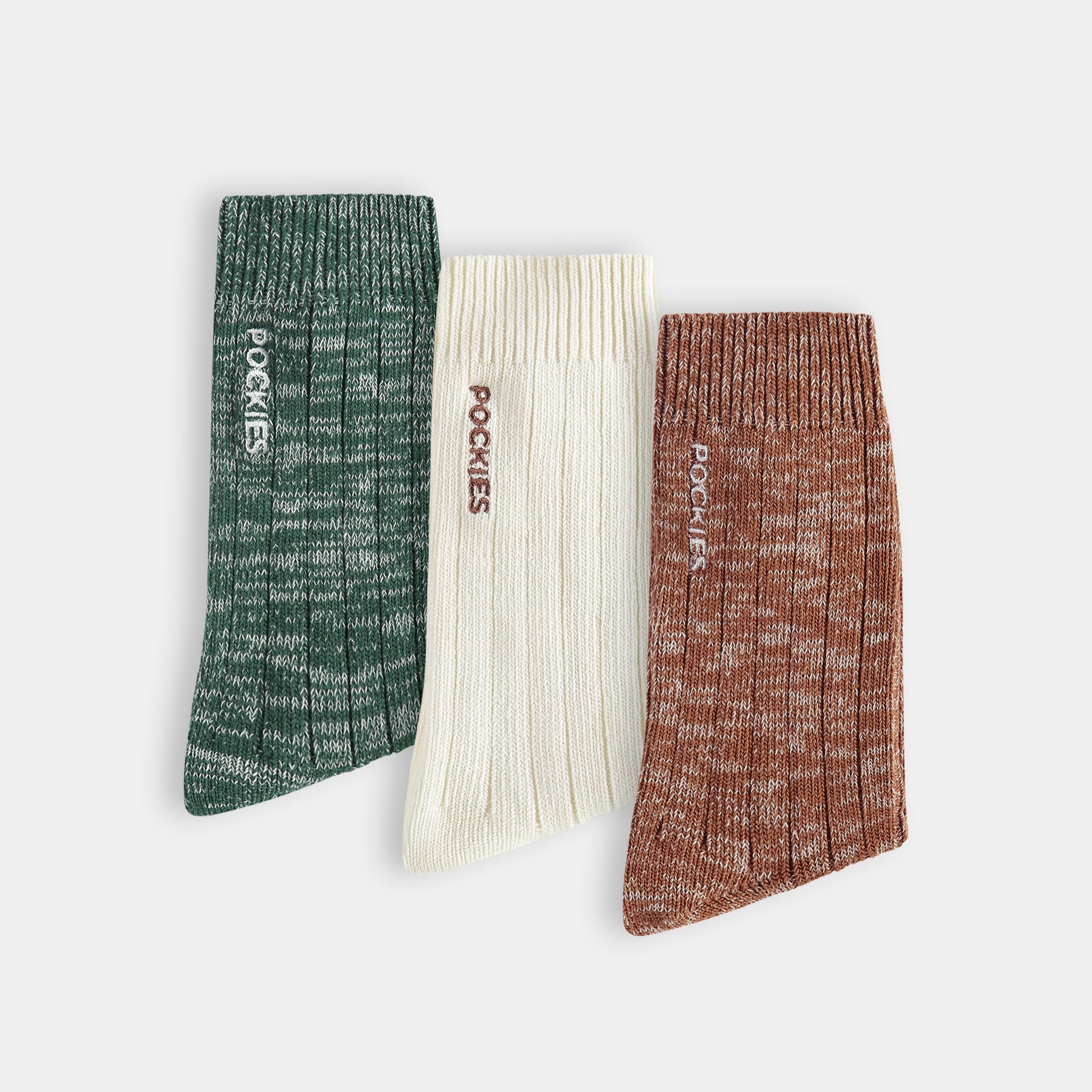 3-Pack Chunky Socks G/OW/TC