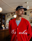 Broke Cardigan - Red