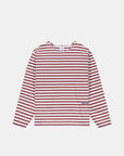 Oversized Boat Neck L/S - Red