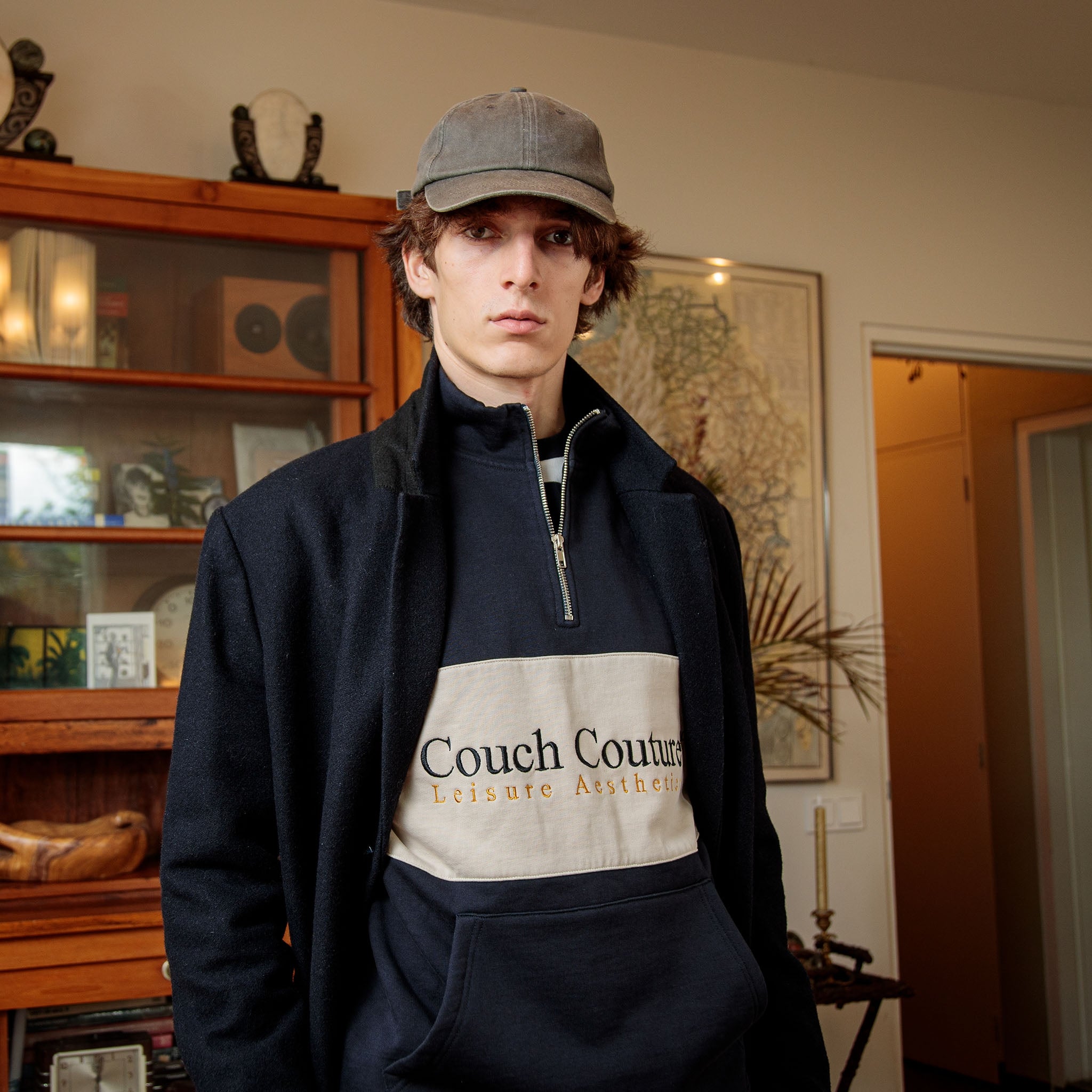 C.C. Panel Zip Navy