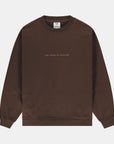 Dark Brown Crewneck
