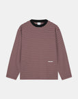 Striped LS - Red/Faux Black/OW