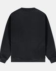 Faux Black Crewneck