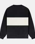 Faux Black Panel Crew