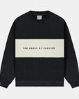 Faux Black Panel Crew