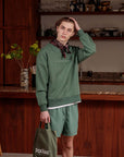 Zach: 188CM/6'2 wearing size L.