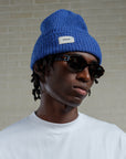 Bold Logo Beanie - Blue