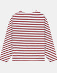 Oversized Boat Neck L/S - Red