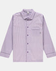 Lavender Stripes Pyjama Shirt