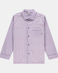 Lavender Stripes Pyjama Shirt