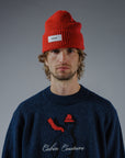Bold Logo Beanie - Red
