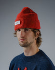 Bold Logo Beanie - Red