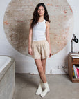 Lois: 172CM/5'8 wearing size M.