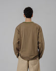 Striped LS - Green/Dusty Pink/Forest Green