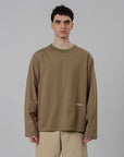 Striped LS - Green/Dusty Pink/Forest Green