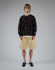Swirl Knit - Brown
