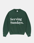 Oversized Sundays Crew - Green