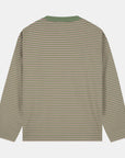 Striped LS - Green/Dusty Pink/Forest Green