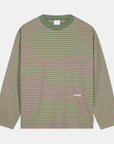 Striped LS - Green/Dusty Pink/Forest Green