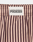 Striped Boyfriend Boxers - Red/Pink