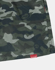 Sumibu x Pockies boxer shorts in black camo, leg label