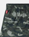 Sumibu x Pockies boxer shorts in black camo, side label