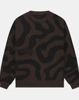Swirl Knit - Brown