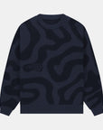 Swirl Knit - Navy