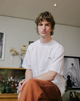 Jesse: 188CM/6'2 wearing size L.