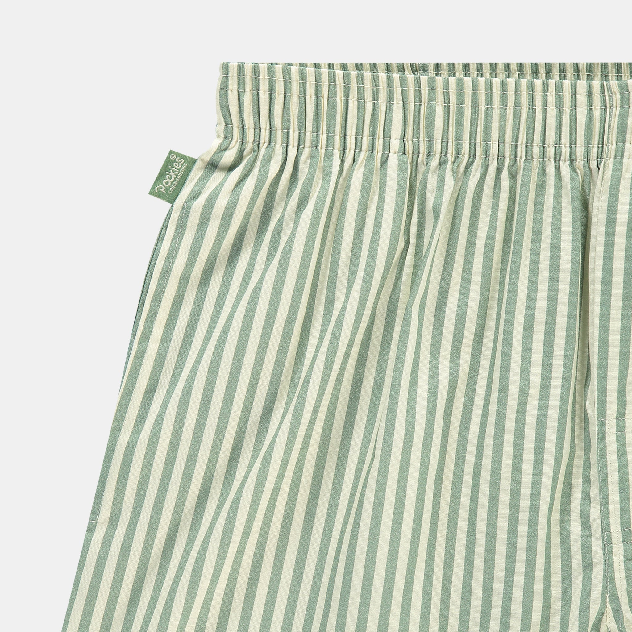 Pocketless Green Striped