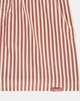 Pocketless Terracotta Striped
