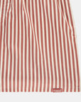 Pocketless Terracotta Striped