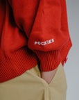 Broke Cardigan - Red