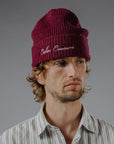 Cabin Beanie - Cherry