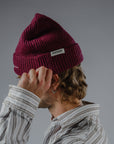 Cabin Beanie - Cherry