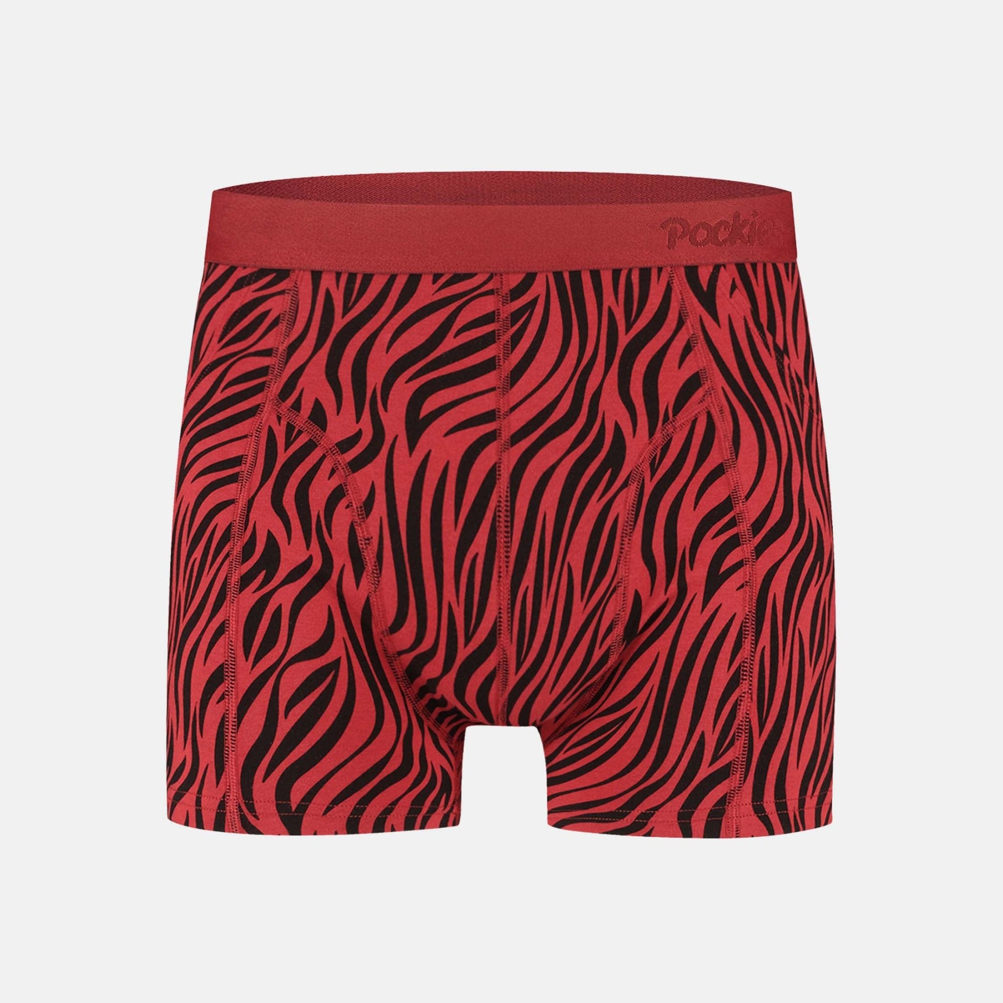 Deep Red Boxer Briefs (2-pockets)