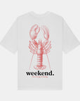 Lobster Weekend Tee - White
