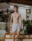Naval Boxers - White