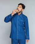 Navy Dots Pyjama Shirt