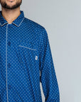 Navy Dots Pyjama Shirt