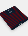 Striped Boxers - Navy/Red