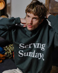Oversized Sundays Crew - Green