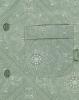 Green Paisley Pyjama Shirt